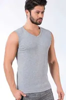 Tutku Erkek Sıfır Kol V Yaka Spor Fanila 0401 görsel 4