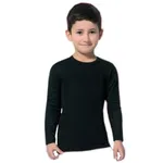 Tutku Kız Erkek Çocuk Termal Fanila TEC0136 Siyah detay görünüm