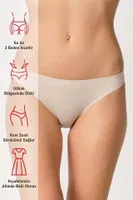 Yapıştırma Lazer Kesim String Külot Emay 2802 Ten görsel 4