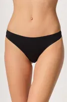 Yapıştırma Lazer Kesim String Külot Emay 2802 Siyah görsel 8