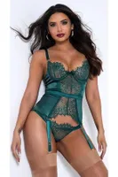Yeşil Fanztazi Jartiyer Takımı For Dreams 8350 Yeşil
