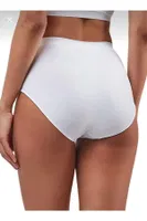 Yüksek Bel Dikişsiz Esnek Slip Külot Elite Life 811 Beyaz detay görünüm