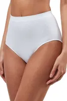 Yüksek Bel Dikişsiz Esnek Slip Külot Elite Life 811 Beyaz