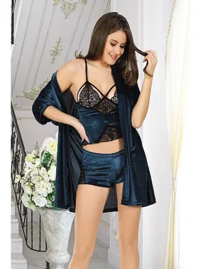 Sistina Kadife Şortlu Takım Sistina 1397