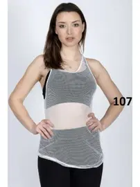 Vonda Wear Transparan Beyaz Spor Büstiyer Vonda Wear