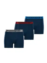 Black Spade 3lü Erkek Boxer Paket Modern Basics BlackSpade 9470 