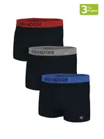 3lü Paket Erkek Boxer Modern Basics BlackSpade 9471  Siyah