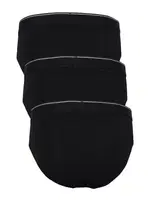 3lü Paket Erkek Slip Tender Cotton BlackSpade 9672  Siyah detay görünüm