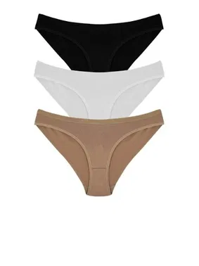 NBB 3Lü Penye Kadın Slip Külot NBB 235