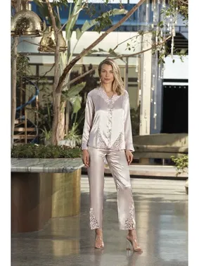 Nurteks 6 lı Saten Takım Gelin Çeyiz Takımı Nurteks 6696 - Alternatif Görünüm