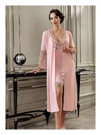 Perin 6Lı Dantelli Penye Gelin Çeyiz Seti Perin 160