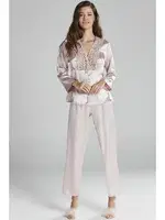 6lı Gelin Çeyiz Seti Saten Çeyiz Takım Pierre Cardin 6955 Pudra görsel 21