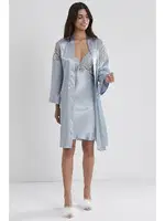 6lı Gelin Çeyiz Seti Saten Çeyiz Takım Pierre Cardin 6955 Mavi görsel 9