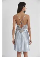 6lı Gelin Çeyiz Seti Saten Çeyiz Takım Pierre Cardin 6955 Mavi görsel 12