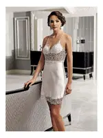 6Lı Güpürlü Saten Gelin Çeyiz Seti Perin 9600 görsel 6