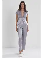 6lı Saten Çeyizlik Takım Set Pierre Cardin 6325 Mavi görsel 12