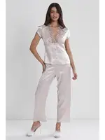 6lı Saten Çeyizlik Takım Set Pierre Cardin 6325 Pudra görsel 5