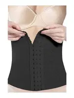 Agraflı Bel Korse Sıkılaştırıcı Korse Elite Life 886 Siyah detay görünüm