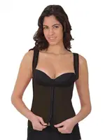 Agraflı Göğsü Açık Atlet Korse Emay 9173 Kahve görsel 4