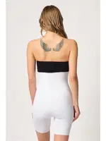 Agraflı Uzun Paçalı Yüksel Bel Lazer Korse Emay 2832 Beyaz görsel 5