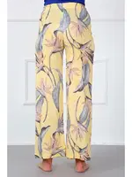 Bol Paça Renkli Kadın Pantolon Akbeniz 210019 Sarı görsel 4