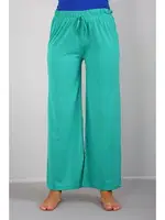 Bayan Penye Bol Paça Pantolon Akbeniz 210036 Yeşil