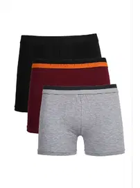 Akbeniz Erkek Penye 3Lü Boxer Akbeniz 40096