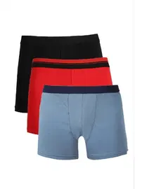 Akbeniz 3Lü Erkek Penye Boxer Akbeniz 40101
