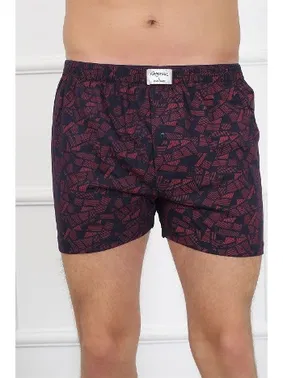 Akbeniz Penye Erkek Boxer Bordo Lacivert Akbeniz 40091