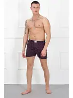 Penye Erkek Boxer Bordo Lacivert Akbeniz 40091 görsel 4