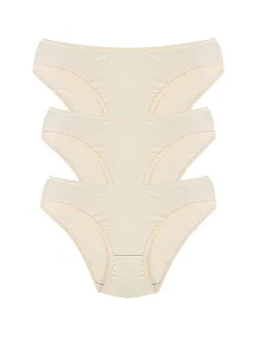 Akbeniz Pamuklu Kadın 3Lü Silip Külot Akbeniz 40242