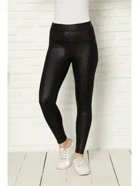 Akbeniz Akbeniz Siyah Kadın Deri Tayt 5885