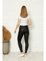 Akbeniz Siyah Kadın Deri Tayt 5885 Siyah farklı açı