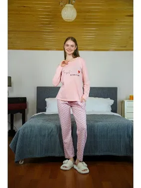 Akbeniz Kalpli Penye Uzun Kollu Pijama Takım Akbeniz 4115