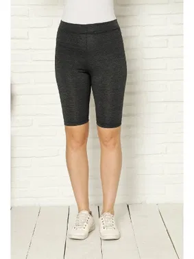 Akbeniz Akbeniz Antrasit Likralı Diz Üstü Tayt 5887