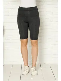 Akbeniz Akbeniz Antrasit Likralı Diz Üstü Tayt 5887