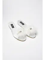 Alçak Feta Çeyiz Terliği- G&c Collection 171 Ekru detay görünüm