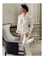 Altılı Saten Gelin Çeyiz Gecelik Sabahlık Takımı Perin 9300 Ekru görsel 7