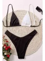 Angelsin Siyah Beyaz Bikini Üst Çok Renkli MS41618 Çok Renkli detay görünüm