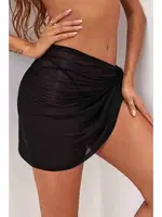 Angelsin Tül Pareo Siyah Siyah görsel 4