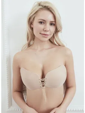 Anıl Askısız Straplez Ortadan Ayarlanabilir Yapışkan Abiye Altı Dekolte Sütyeni Anıl 3023