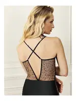 Asimetrik Kesim Tüllü Saten Gecelik Sabahlık 2Li Çeyiz Seti Perin 4022 Siyah görsel 9