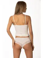 Askılı Atlet Külot Kaşkorse Set Penye Pierre Cardin 396 Pudra görsel 6