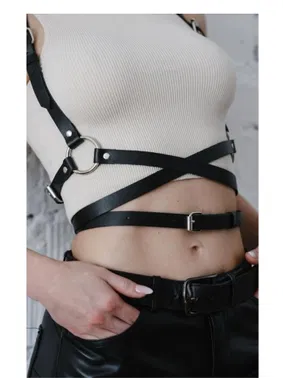 missisX Deri Askılı Kemer Harness MissisX 923 - Alternatif Görünüm