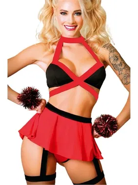 NightLight Bacak Aksesuarlı Ponpon Kız Kostümü 3416