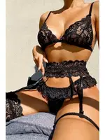 Bacak Bantlı Fantezi Dantel Jartiyer Takım 3387 farklı açı