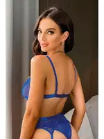 Bacak Bantlı File Fantezi Jartiyer Takım 3405 detay görünüm