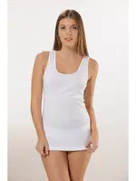 Bayan Askılı Biyeli Atlet Hmd 2003 Beyaz detay görünüm