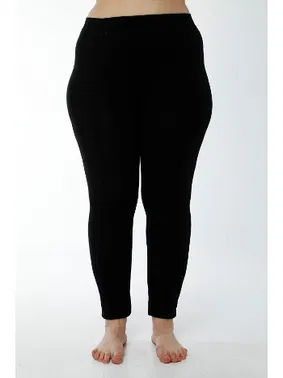 HMD Bayan Battal Likralı Pamuk Rahat Doku Tayt HMD 4019 - Alternatif Görünüm