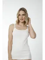 Bayan ip Askılı Atlet Hmd 2006 Ekru görsel 5